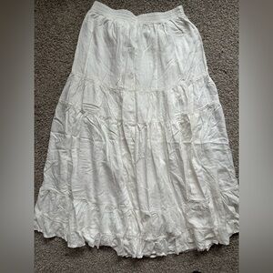 American eagle boho white skirt medium